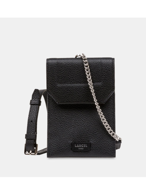 Lancel A11606 - CUIR DE VACHETTE - NOIR lancel ninon pochette portable sacs-a-mains