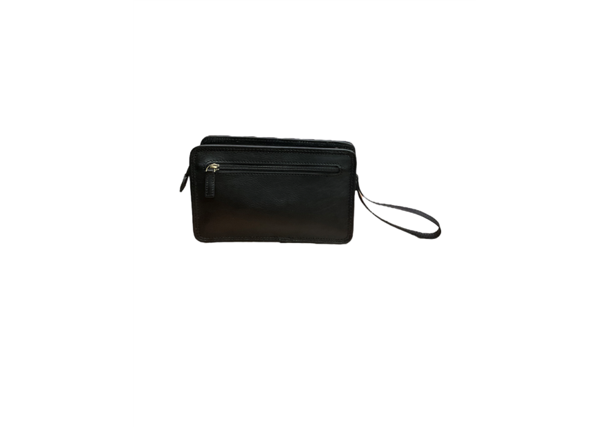 Katana 31029 - CUIR DE VACHETTE - NOIR Pochette Homme pochette