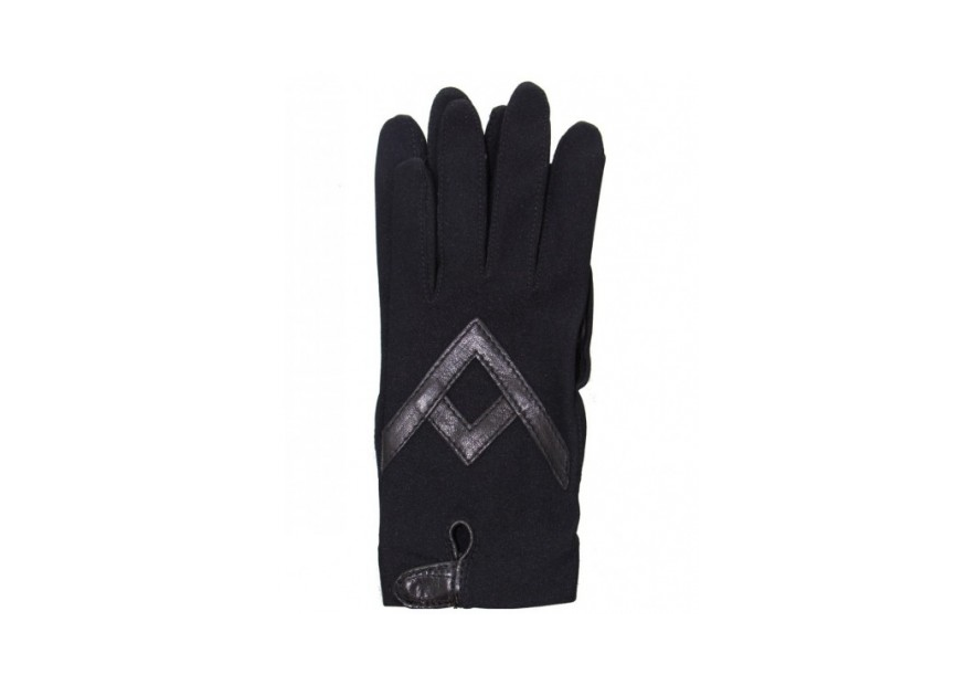 Glove Story 11018NF - FLEXICUIR - NOIR glove story-gant femme losange gants femme tu