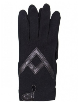 Glove Story 11018NF - FLEXICUIR - NOIR glove story-gant femme losange gants femme tu