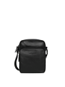 Lancaster 320-10 - CUIR DE VACHETTE - NOIR Soft Vintage - Petite sacoche sacoche-homme