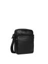 Lancaster 320-10 - CUIR DE VACHETTE - NOIR Soft Vintage - Petite sacoche sacoche-homme