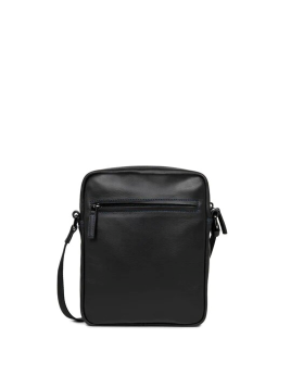 Lancaster 320-14 - CUIR DE VACHETTE - NOIR Soft Vintage - Sacoche sacoche homme