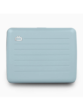 Ögon Design V2 LARGE - ALUMINIUM - ARTIC BLU ögon design big stocklom v2 porte cartes porte cartes