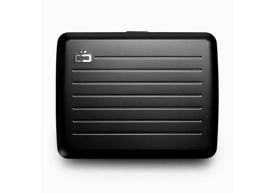 Ögon Design V2 LARGE - ALUMINIUM - NOIR ögon design big stocklom v2 porte cartes porte cartes