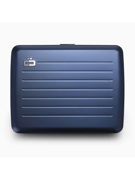 Ögon Design V2 LARGE OSLO - ALUMINIUM - NAVY ögon design big stocklom v2 porte cartes porte-cartes