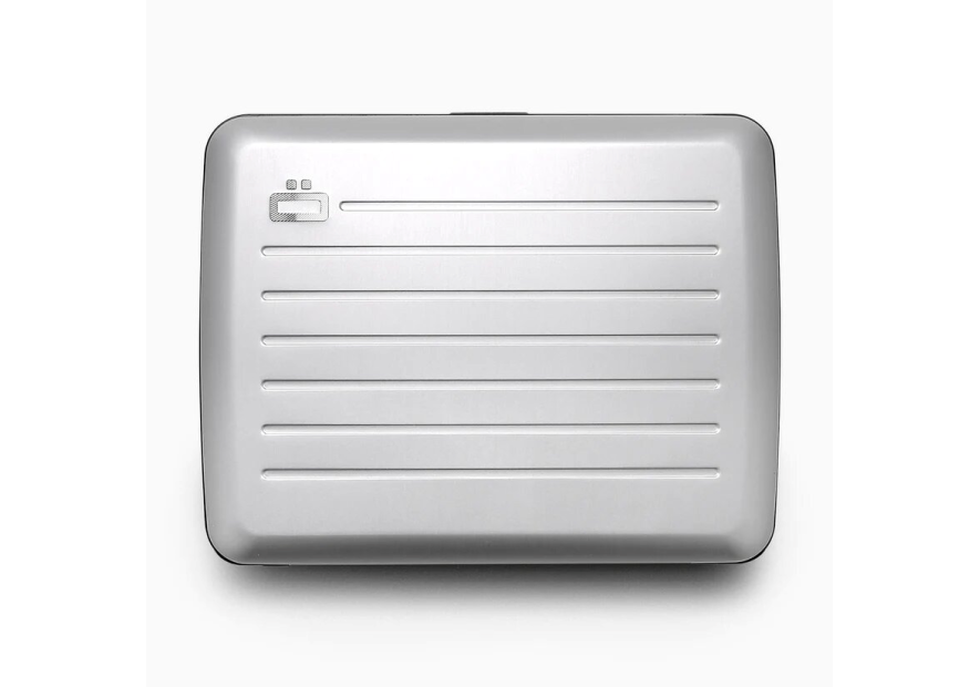 Ögon Design V2 LARGE - ALUMINIUM - SILVER ögon design big stocklom v2 porte cartes porte cartes
