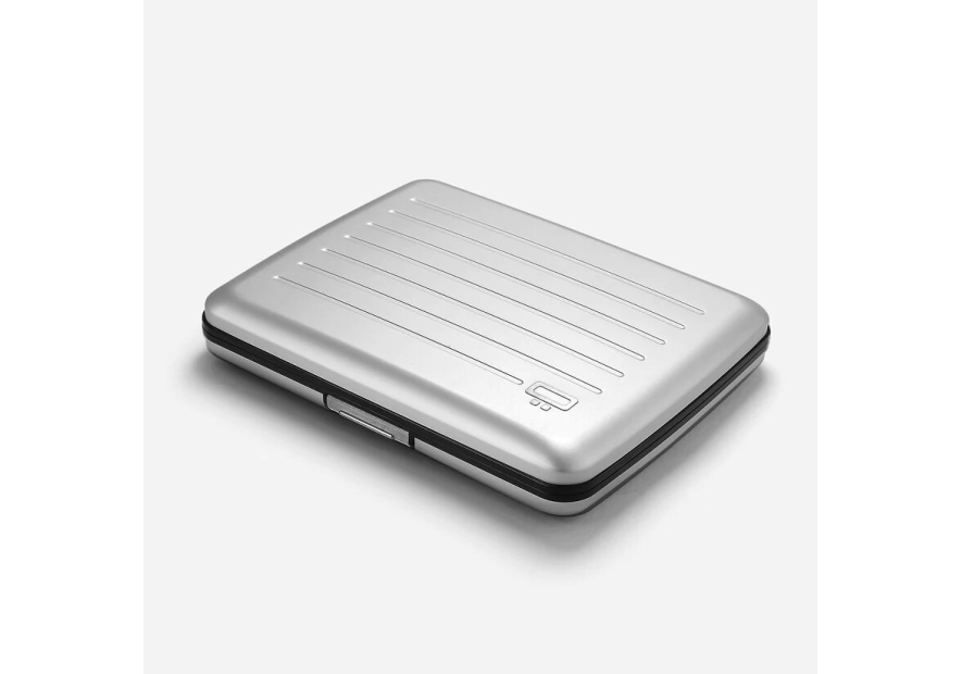 Ögon Design V2 LARGE - ALUMINIUM - SILVER ögon design big stocklom v2 porte cartes porte cartes