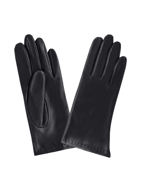 Glove Story 21001ST - CUIR D'AGNEAU/SOIE - N glove story-gants doublé soie-gant femme cuir gants femme