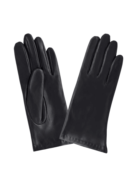 Glove Story 21001ST - CUIR D'AGNEAU/SOIE - N glove story-gants doublé soie-gant femme cuir gants-femme