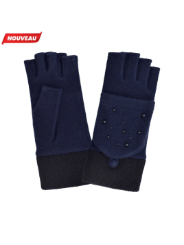 Glove Story 31158NF - LAINE - DEEP BLUE glove story mitaine femme en laine gants femme