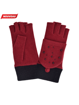 Glove Story 31158NF - LAINE - BORDEAUX glove story mitaine femme en laine gants femme