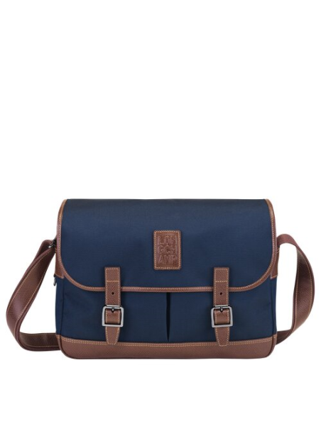 Longchamp 2824/080 - POLYESTER/CUIR - BLEU boxford-porte documents cartable Scolaire