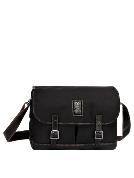 Longchamp 2824/080 - POLYESTER/CUIR - NOIR boxford-porte documents cartable Scolaire