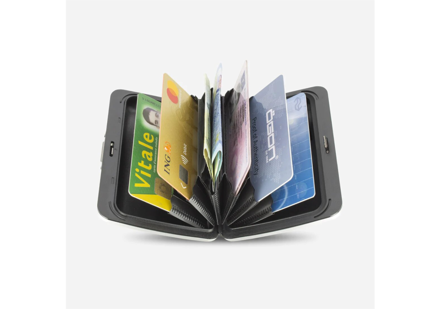 Ögon Design STOCKHOLM V2.0 - ALU - ARCTIC BL ögon v2.0 porte cartes m metal p.cartes credit