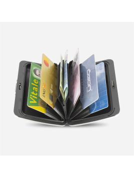 Ögon Design STOCKHOLM V2.0 - ALU - OPIUM BLA ögon v2.0 porte cartes m metal p.cartes credit