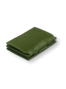 Garzini MW-CP1 - CUIR VÉGETAL - CACTUS G garzini-magic wallet-porte cartes rfid monnaie p.cartes credit