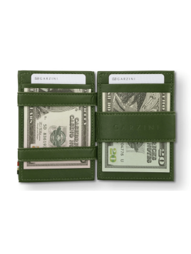 Garzini MW-CP1 - CUIR VÉGETAL - CACTUS G garzini-magic wallet-porte cartes rfid monnaie p.cartes credit