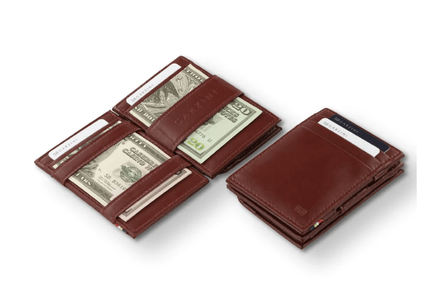 Garzini MW-CP1 - CUIR VÉGETAL - CACTUS B garzini-magic wallet-porte cartes rfid monnaie p.cartes credit
