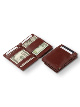 Garzini MW-CP1 - CUIR VÉGETAL - CACTUS B garzini-magic wallet-porte cartes rfid monnaie p.cartes credit