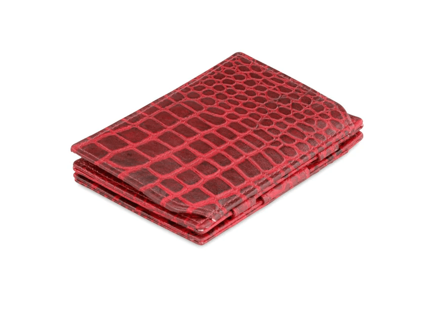 Garzini MW-CP1 - VACHETTE CROCO - CROCO  garzini-magic wallet-porte cartes rfid monnaie p.cartes credit
