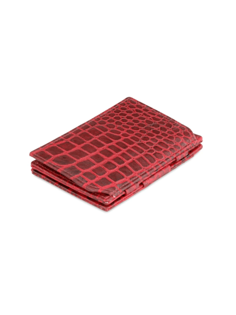 Garzini MW-CP1 - VACHETTE CROCO - CROCO  garzini-magic wallet-porte cartes rfid monnaie pcartes-credit