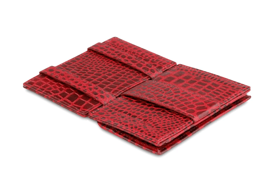 Garzini MW-CP1 - VACHETTE CROCO - CROCO  garzini-magic wallet-porte cartes rfid monnaie p.cartes credit