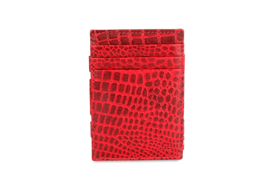 Garzini MW-CP1 - VACHETTE CROCO - CROCO  garzini-magic wallet-porte cartes rfid monnaie p.cartes credit