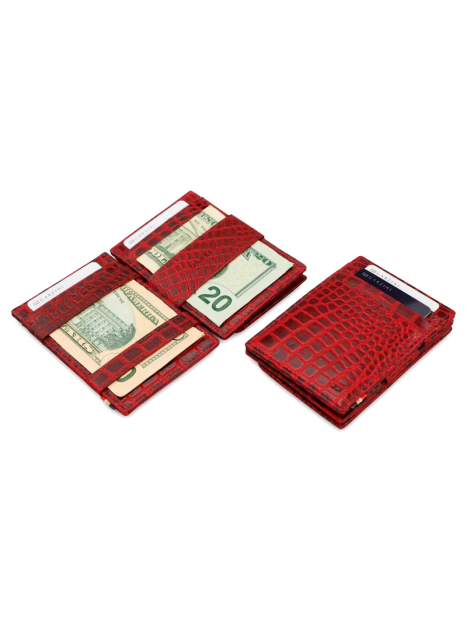 Garzini MW-CP1 - VACHETTE CROCO - CROCO  garzini-magic wallet-porte cartes rfid monnaie Porte-cartes