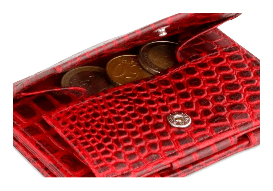 Garzini MW-CP1 - VACHETTE CROCO - CROCO  garzini-magic wallet-porte cartes rfid monnaie p.cartes credit