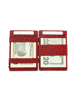 Garzini MW-CP1 - VACHETTE CROCO - CROCO  garzini-magic wallet-porte cartes rfid monnaie p.cartes credit