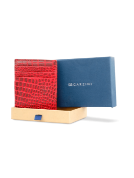 Garzini MW-CP1 - VACHETTE CROCO - CROCO  garzini-magic wallet-porte cartes rfid monnaie p.cartes credit