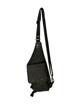 Les Ateliers Foures 9510 - CUIR DE VACHETTE - NOIR sac homme holster baroudeur les ateliers fourès body bag