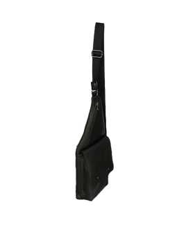 Les Ateliers Foures 9510 - CUIR DE VACHETTE - NOIR sac homme holster baroudeur les ateliers fourès body bag