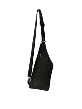 Les Ateliers Foures 9510 - CUIR DE VACHETTE - NOIR sac homme holster baroudeur les ateliers fourès body bag