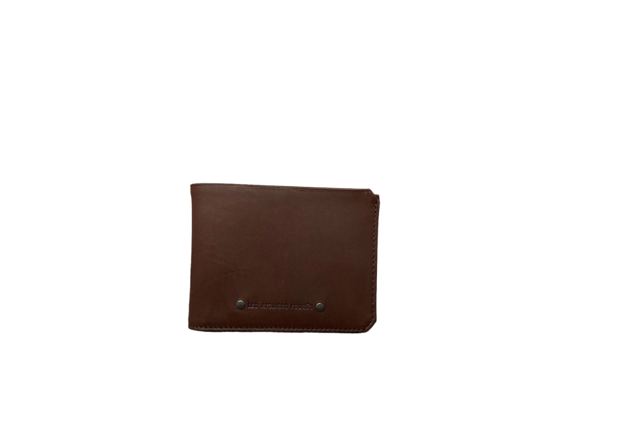 Les Ateliers Foures 9110X - CUIR DE VACHETTE - COGNA baroudeur portefeuille italien Portefeuille Homme