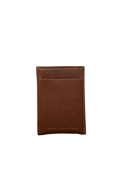 Les Ateliers Foures B01X - CUIR DE VACHETTE - FAUVE fourés-baroudeuse-porte cartes plat rfid p.cartes credit
