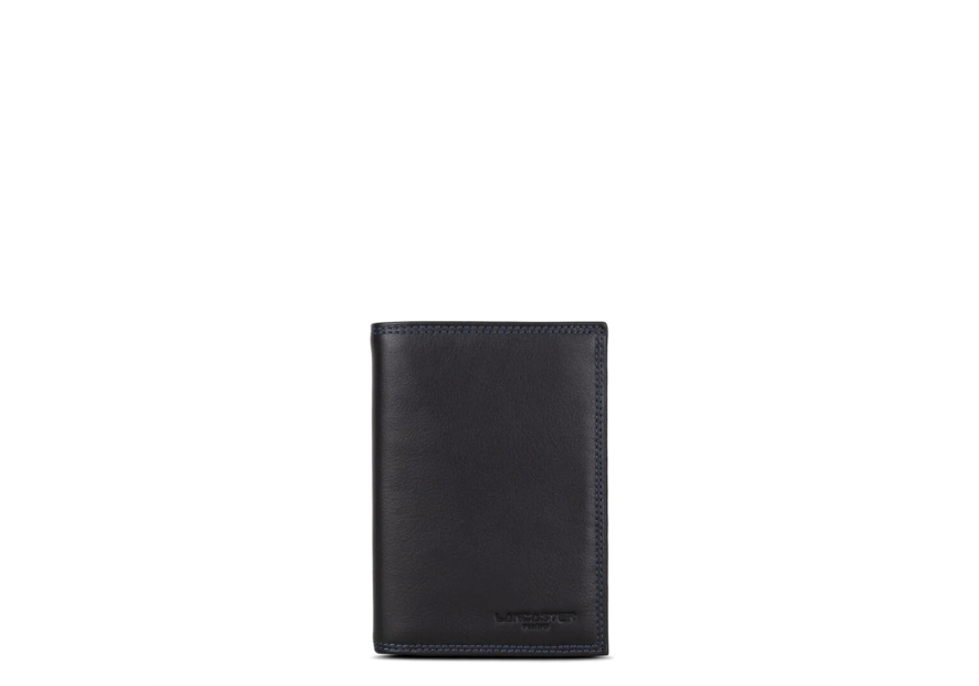 Lancaster 120-13 - CUIR DE VACHETTE - NOIR Lancaster - Soft Vintage - Portefeuille Portefeuille Homme