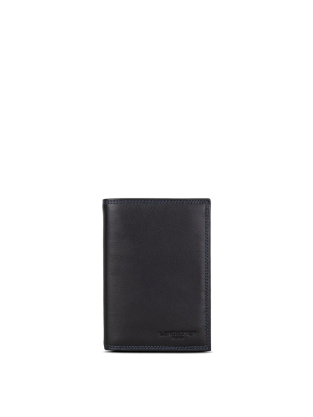Lancaster 120-13 - CUIR DE VACHETTE - NOIR Lancaster - Soft Vintage - Portefeuille Portefeuille Homme