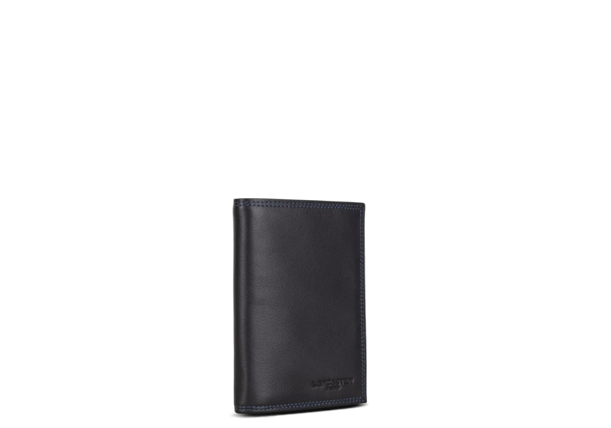 Lancaster 120-13 - CUIR DE VACHETTE - NOIR Lancaster - Soft Vintage - Portefeuille Portefeuille Homme