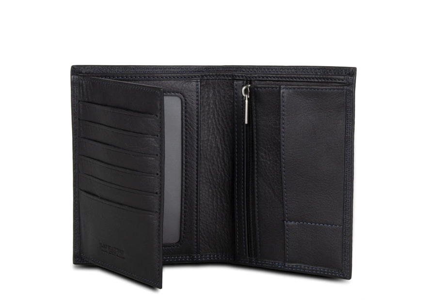 Lancaster 120-13 - CUIR DE VACHETTE - NOIR Lancaster - Soft Vintage - Portefeuille Portefeuille Homme