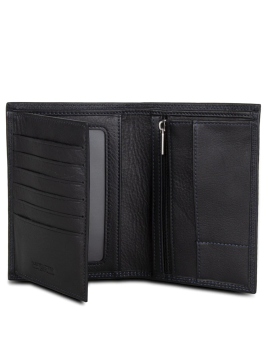 Lancaster 120-13 - CUIR DE VACHETTE - NOIR Lancaster - Soft Vintage - Portefeuille Portefeuille Homme