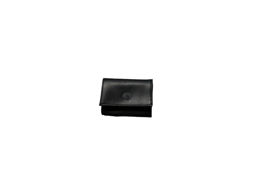 Frandi 442/5 - CUIR DE VACHETTE - NOIR frandi-authentic-porte monnaie rabat pm Porte-monnaie Femme