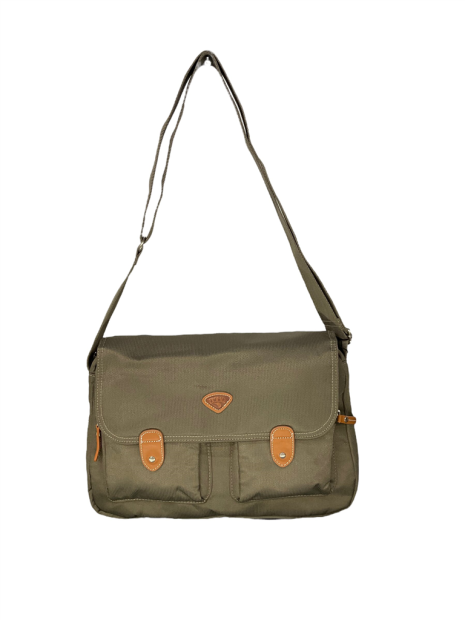 JUMP 8275CR - NYLON ET CUIR - BRONZE sac gibecière toile gm étretat loisirs