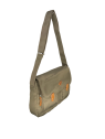 JUMP 8275CR - NYLON ET CUIR - BRONZE sac gibecière toile gm étretat loisirs