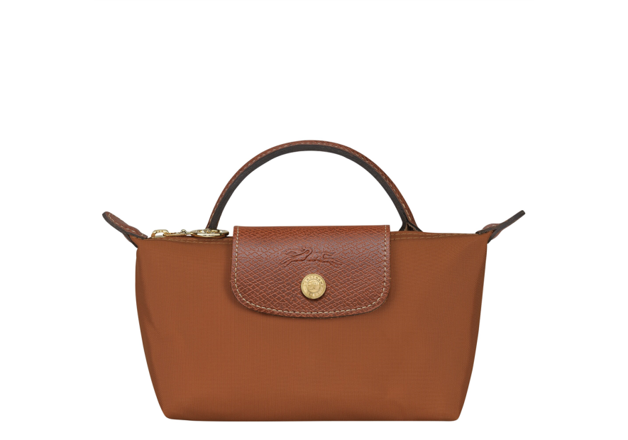 Longchamp 34175089 - TOILE - COGNAC trousse le pliage original longchamp pochette