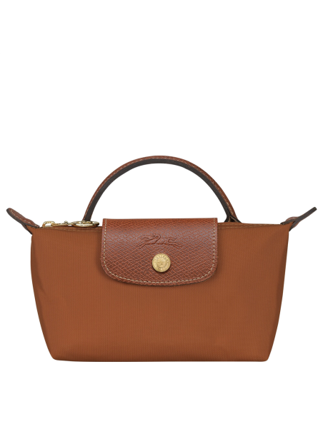 Longchamp 34175089 - TOILE - COGNAC trousse le pliage original longchamp pochette