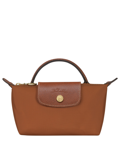 Longchamp 34175089 - TOILE - COGNAC trousse le pliage original longchamp pochette