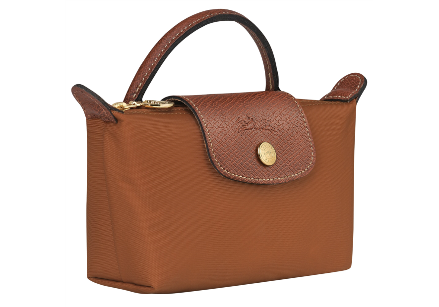 Longchamp 34175089 - TOILE - COGNAC trousse le pliage original longchamp pochette