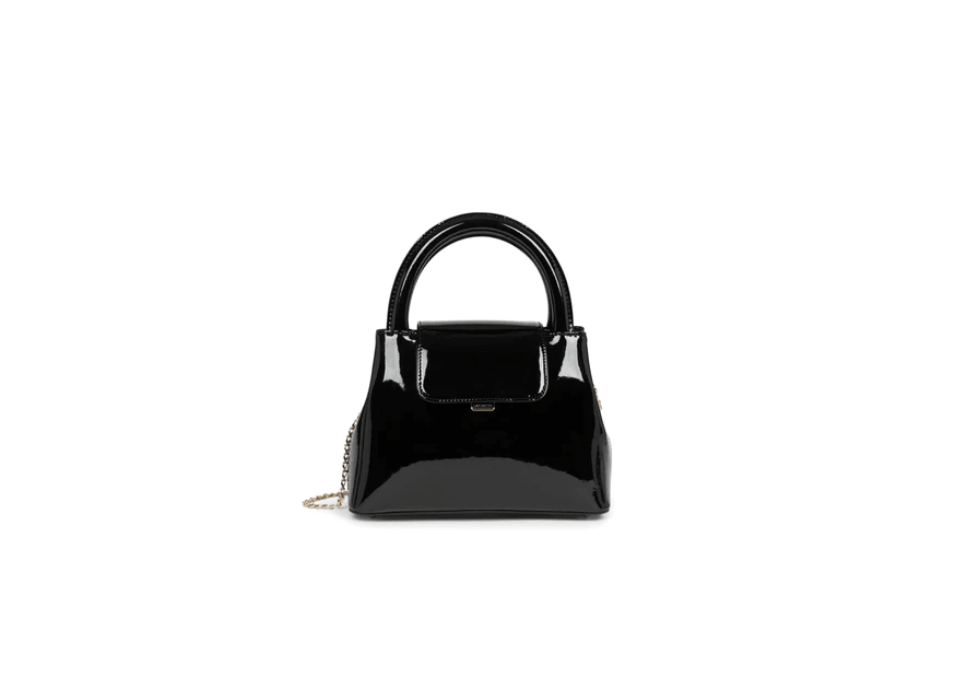 Lancaster 480-019 - POLYURÉTHANE - NOIR VE lancaster-carla ginola-sac porté main s Sacs à mains